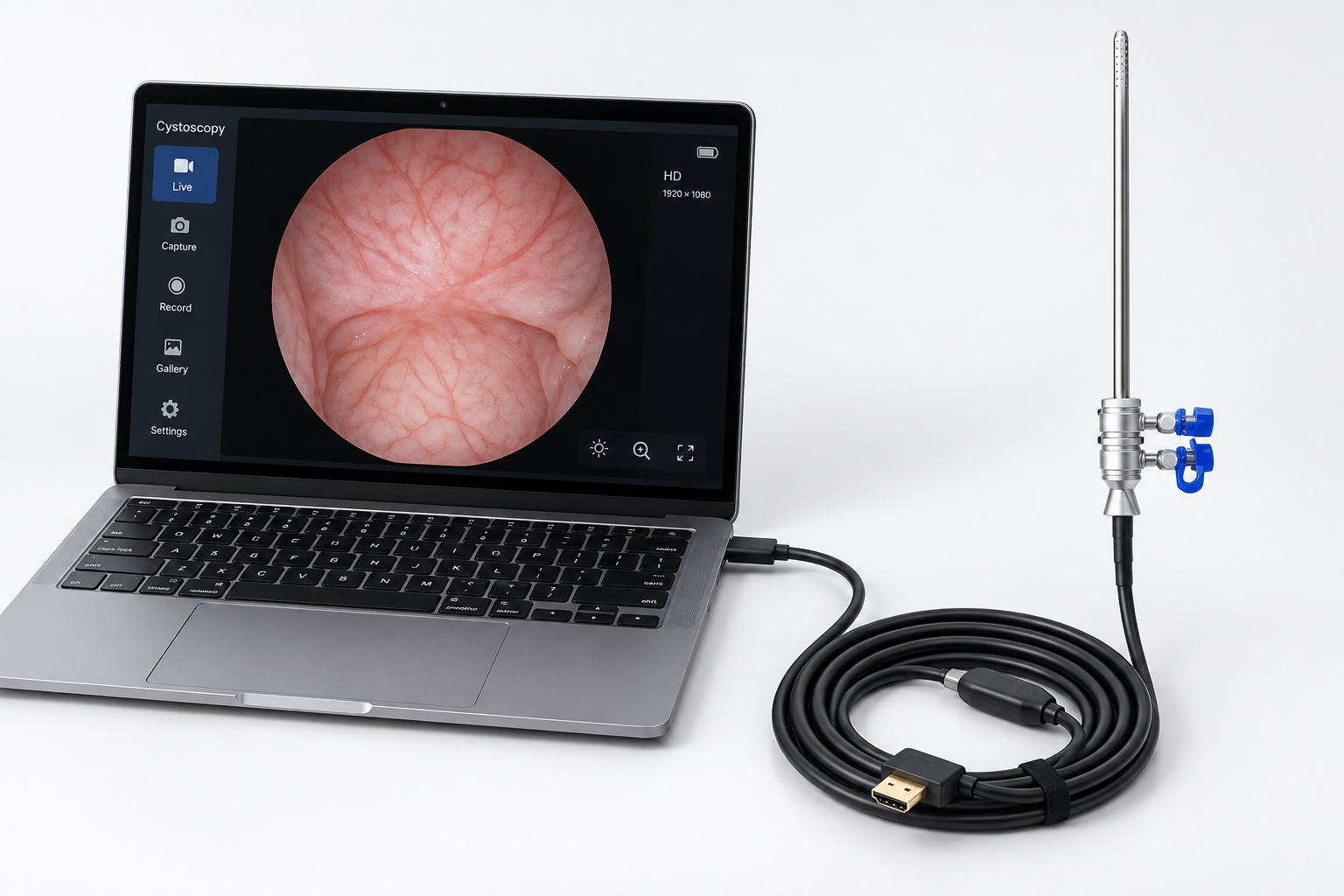 Laptop Cystoscope
